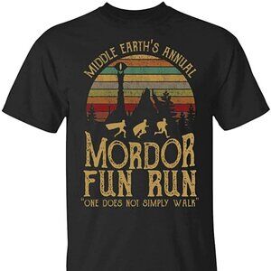 Middle Earths Annual Mordor Fun Run One Does Not Simply Walk Tshirt